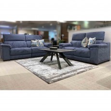 Riccardo 2 Seater Sofa With Electric Recliner & USB Fabric