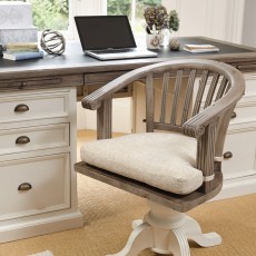 Cape Cod Painted Rotating Office Chair Cape Cod Painted Rotating Office Chair