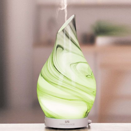 Glass Aroma Diffuser White Rose Glass Aroma Diffuser White Rose