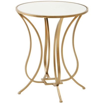 Talia Side/Lamp Table Gold Talia Side/Lamp Table Gold