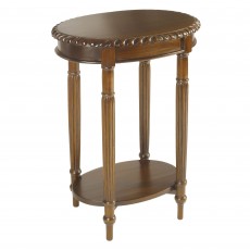 Bowen Mahogany Oval Side Table