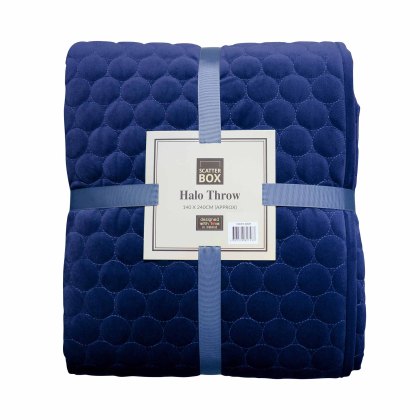 Halo Throw 140cm x 240cm Navy