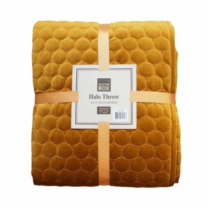 Halo Throw 140cm x 140cm Antique Gold