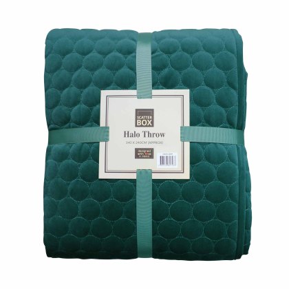 Halo Throw 140cm x 140cm Teal