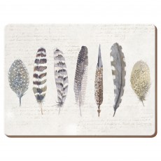 Creative Tops Feathers Placemats (Set of 6)
