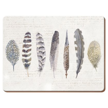 Feathers Placemats (Set of 6) Feathers Placemats (Set of 6)