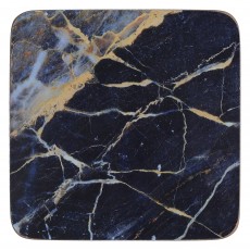 Creative Tops Navy Marble Coasters (Set of 6)