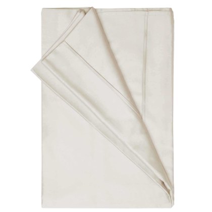 500 Thread Count Premium Blend Cotton Rich Flat Sheet Ivory (Multiple Sizes)