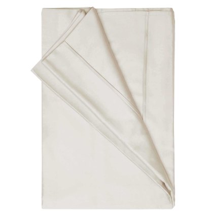 500 Thread Count Premium Blend Cotton Rich Flat Sheet Ivory (Multiple Sizes)