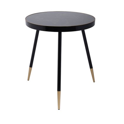 Venus Side Table Black & Gold Venus Side Table Black & Gold
