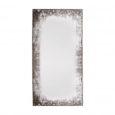 Kinsley Rectangular Mirror Distressed Grey