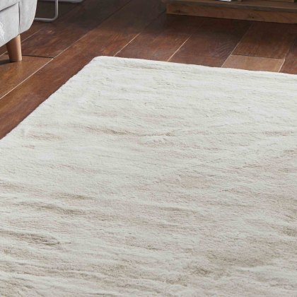 Teddy Rug Beige (Multiple Sizes)
