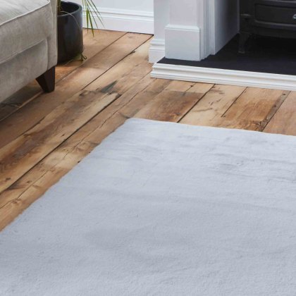 Teddy Rug Silver (Multiple Sizes)