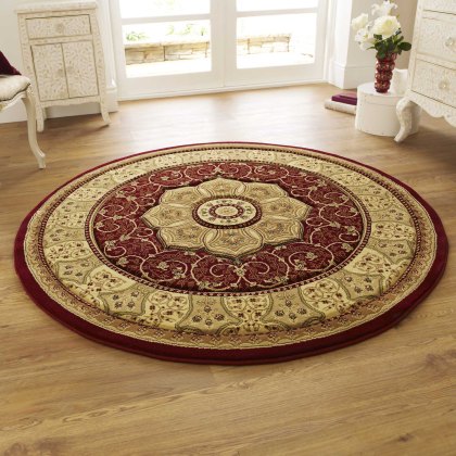 Heritage 4400 Circle Rug 150x150cm Red Heritage 4400 Circle Rug 150x150cm Red