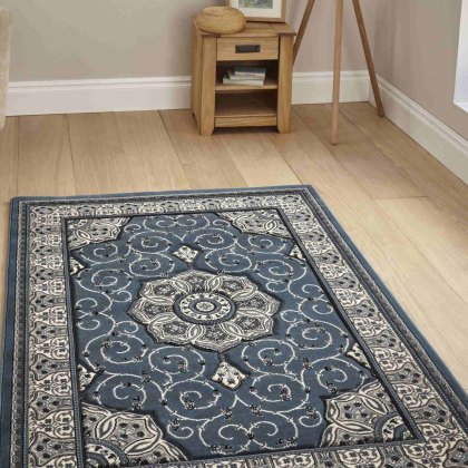 Heritage 4400 Rug Dark Blue (Multiple Sizes)
