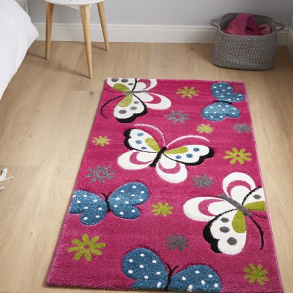 Brooklyn Kids 772 Rug Pink (Multiple Sizes)