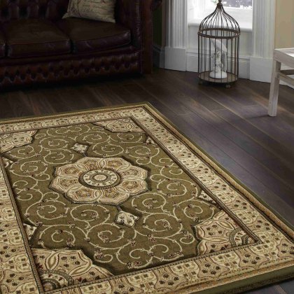 Heritage 4400 Rug Green (Multiple Sizes)