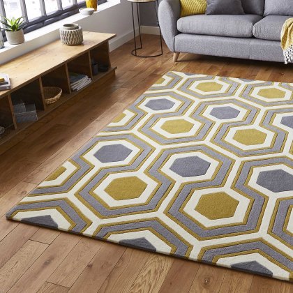 Hong Kong 3661 Grey & Yellow (Multiple Sizes)