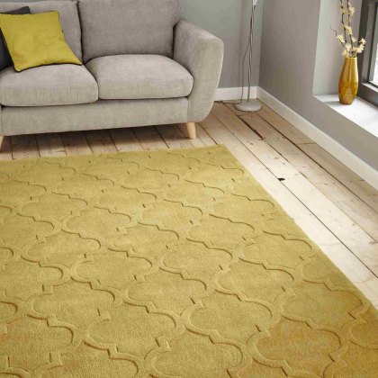 Hong Kong Plain 8583 Rug Yellow (Multiple Sizes)
