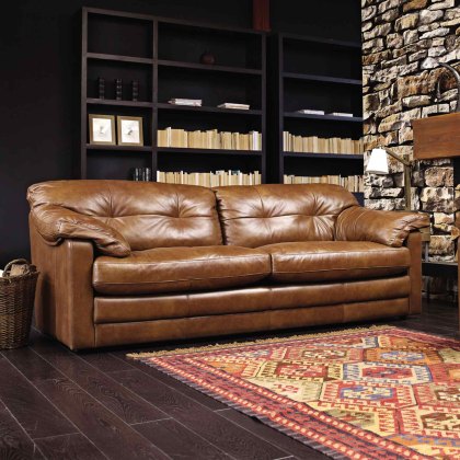 Bailey 4 Seater Sofa Byron Leather