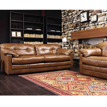 Bailey 3 Seater Sofa Byron Leather