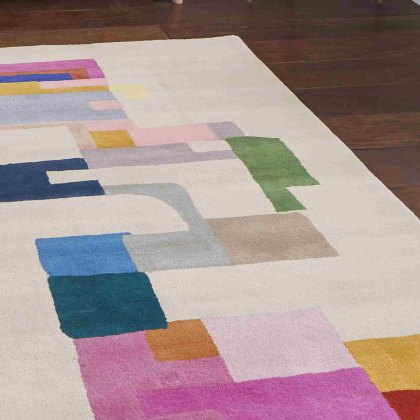 Inaluxe Hey Ho Lets Go IX14 Rug Multi Coloured (Multiple Sizes)