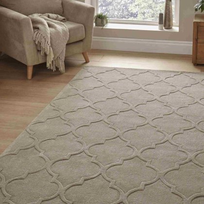 Hong Kong Plain 8583 Rug Beige (Multiple Sizes)