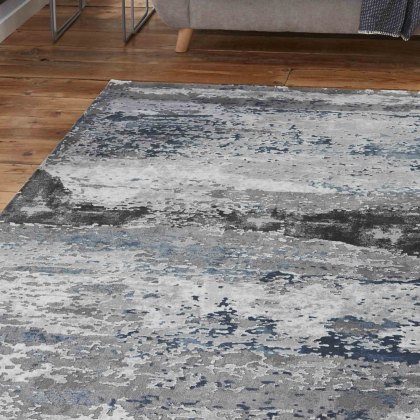 Craft 19788 Rug Grey & Navy (Multiple Sizes)