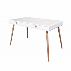 Steens Softline Standard 2 Drawer Desk White