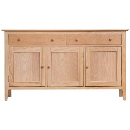 Alford 3 Door + 3 Drawer Sideboard Light Oak