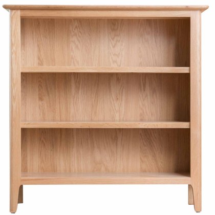 Alford Wide Bookcase Light Oak