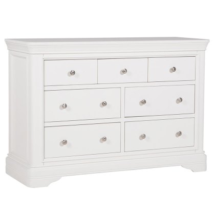 Acton 4+3 Drawer Chest of Drawers Bone White Acton 4+3 Drawer Chest of Drawers Bone White