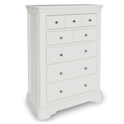 Acton 3 + 2 + 3 Drawer Chest of Drawers Bone White Acton 3 + 2 + 3 Drawer Chest of Drawers Bone White