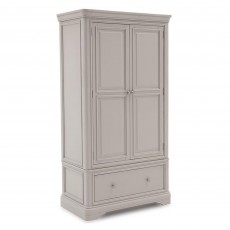 Acton Double Wardrobe With 1 Drawer Taupe