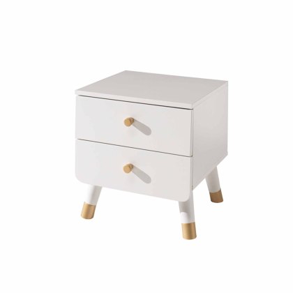 Billy 2 Drawer Bedside Locker White Billy 2 Drawer Bedside Locker White