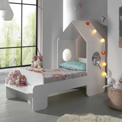 Casami House Shaped Single (90cm) Bedstead White