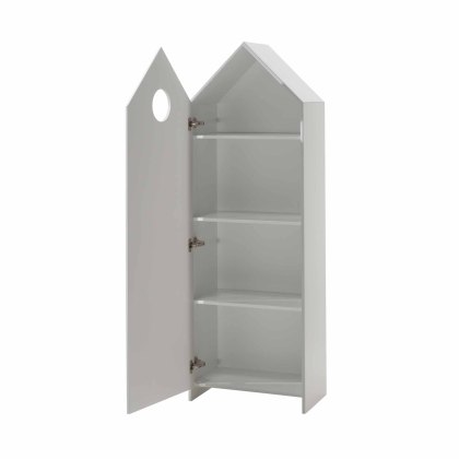 Casami 1 Door Beach Hut Wardrobe White