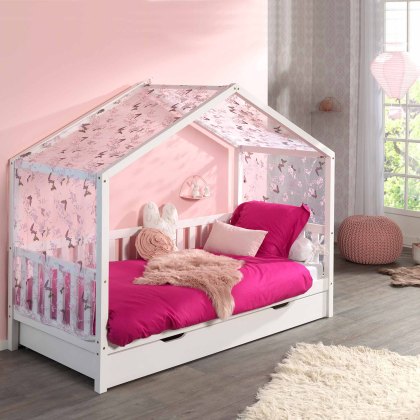 Dallas House Bed Drawer White