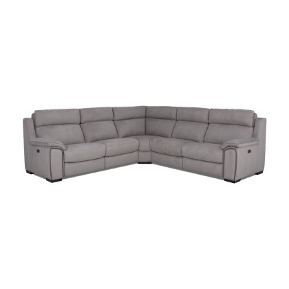 Minnesota 4+ Seater Corner Sofa With 2 Electric Recliners & USB Leather Category 20