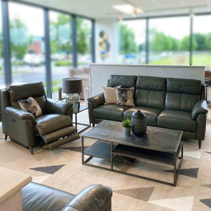 Larsen Electric Reclining 2.5 Seater Sofa Leather Category 20