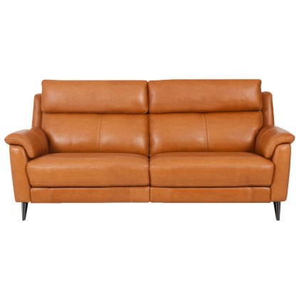 Larsen Electric Reclining 3 Seater Sofa Leather Category 20