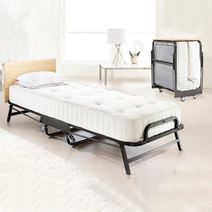 Crown Premier Single Folding Guest Bed With Deep Sprung Core Mattress Crown Premier Single Folding Guest Bed With Deep Sprung Core Mattress