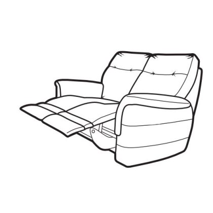 Hudson Double Power Recliner 2 Seater Sofa With Button Switches Single Motor Fabric A Hudson Double Power Recliner 2 Seater Sofa With Button Switches Single Motor Fabric A