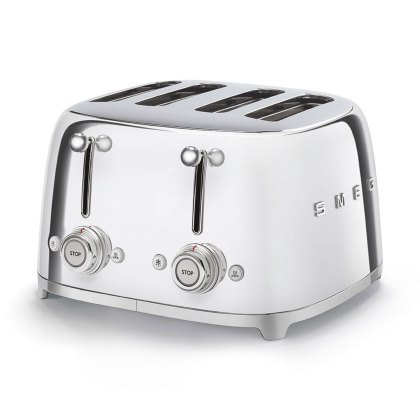 50’s Style 4 Slice Toaster Stainless Steel 50’s Style 4 Slice Toaster Stainless Steel