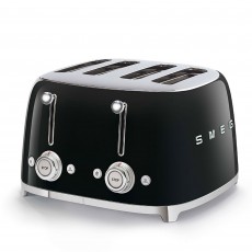 SMEG 50’s Style 4 Slice Toaster Black