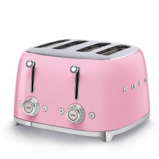 SMEG 50’s Style 4 Slice Toaster Pink