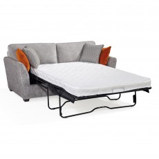 Lochmaddy 2.5 Seater Sofa Bed Fabric Silver