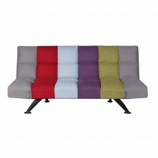 Rathlin 3 Seater Sofa Bed Fabric Multicoloured Striped