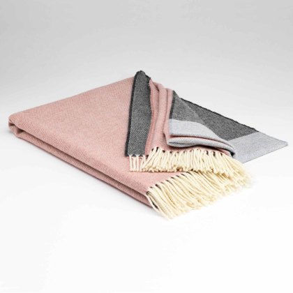 Supersoft Lambswool Paris Throw 145cm x 200cm Pink & Multi Coloured Supersoft Lambswool Paris Throw 145cm x 200cm Pink & Multi Coloured