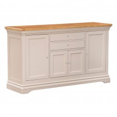 Bellingham Sideboard Painted Off-White with Oak Top